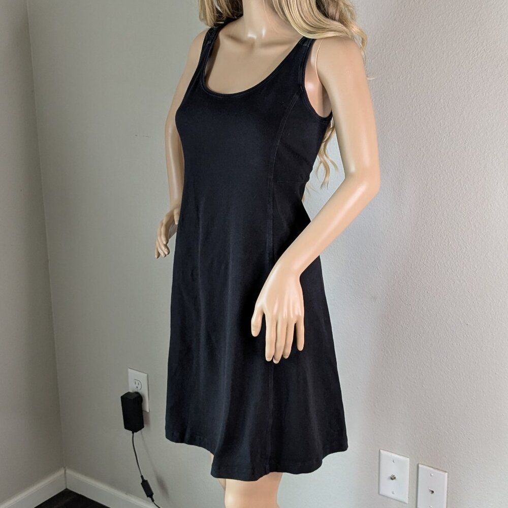 Eileen Fisher Tank Dress Black Petite Small